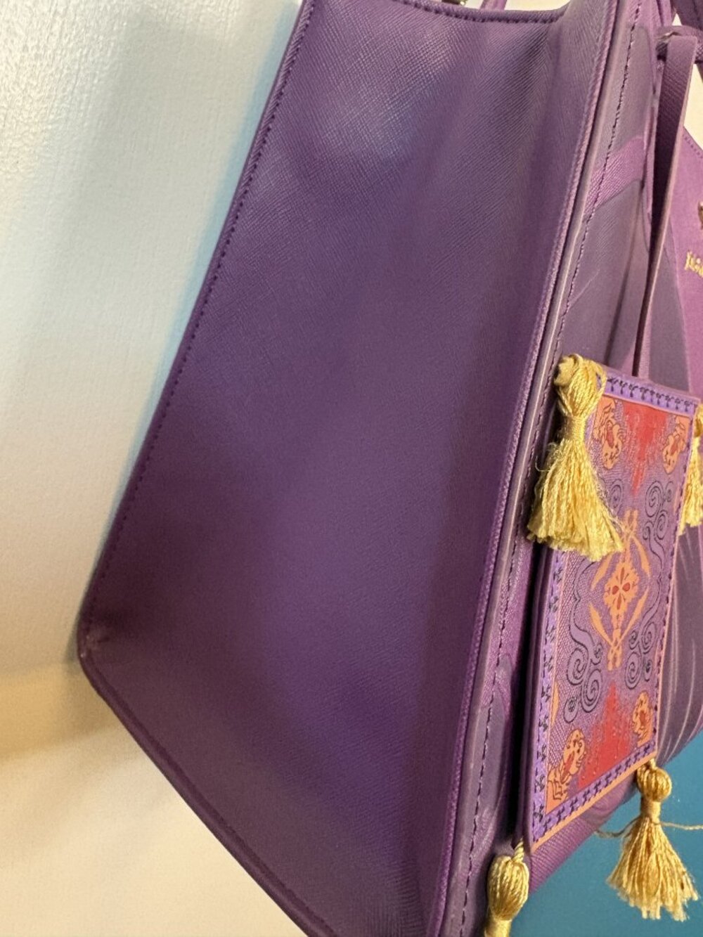 Loungefly Disney Princess Jasmine purple shoulder bag - Picture 8 of 16